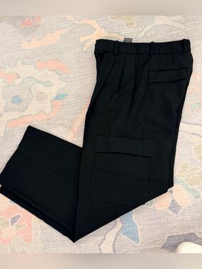 Aritzia Babaton Black Cargo Trousers